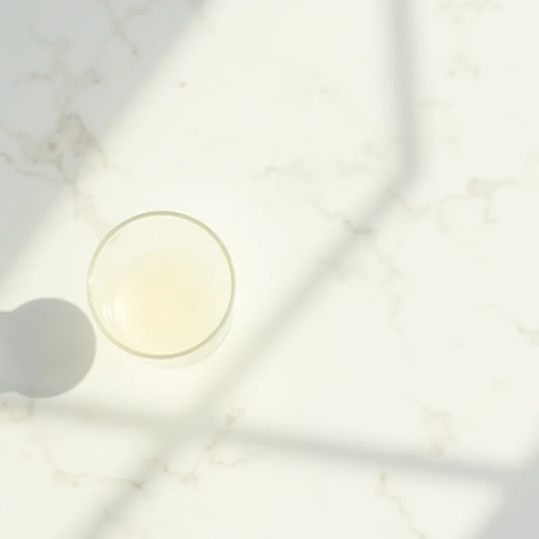 Vinagre branco, bicarbonato e limões sobre mármore