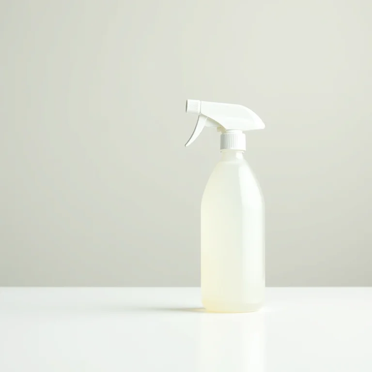 Vinagre branco e borrifador