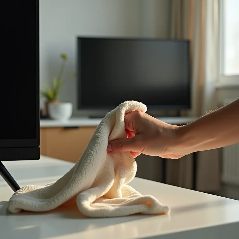 Visão geral do guia de limpeza de tela de TV