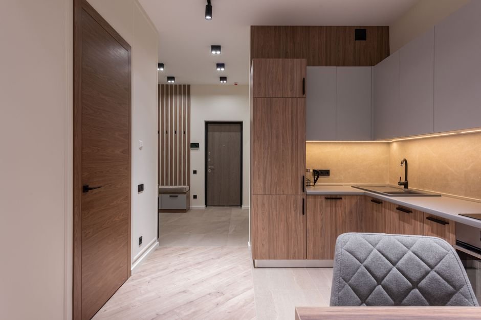 3. Use a parte de dentro das portas