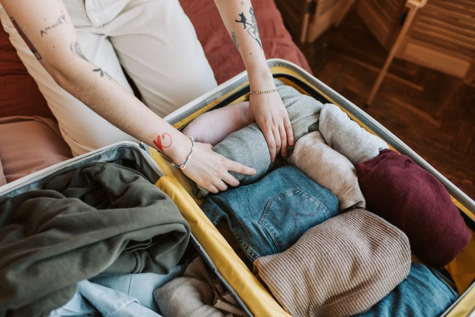 2. Dobre no método rolinho para os cubos menores