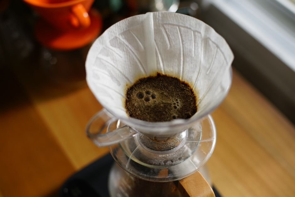 Cafeteira de coador de pano