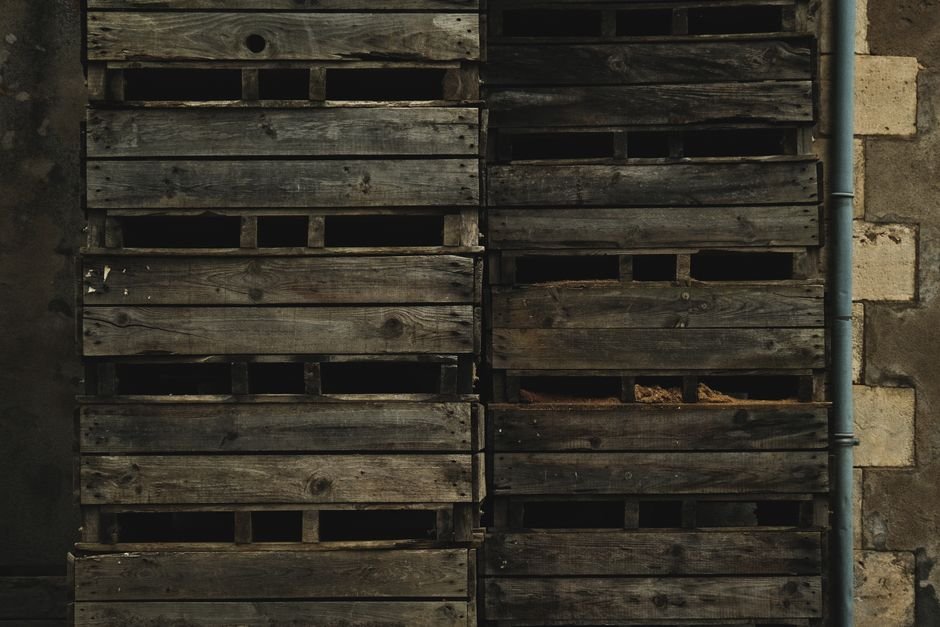Ideia A: Painel de pallet reaproveitado